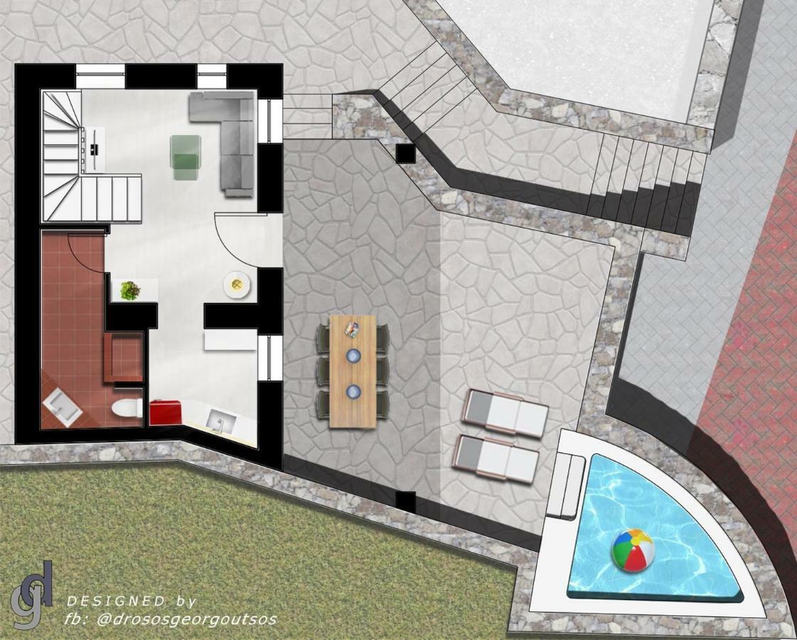 Red Cliff Villa 2Bedroom Villa With Caldera View And Plunge PoolAkrotírion エクステリア 写真